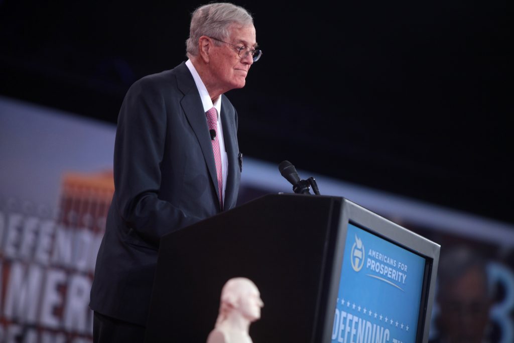 "David Koch" (CC BY-SA 2.0) by Gage Skidmore